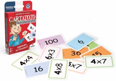 Cartatoto multiplications Jeu de cartes éducatif